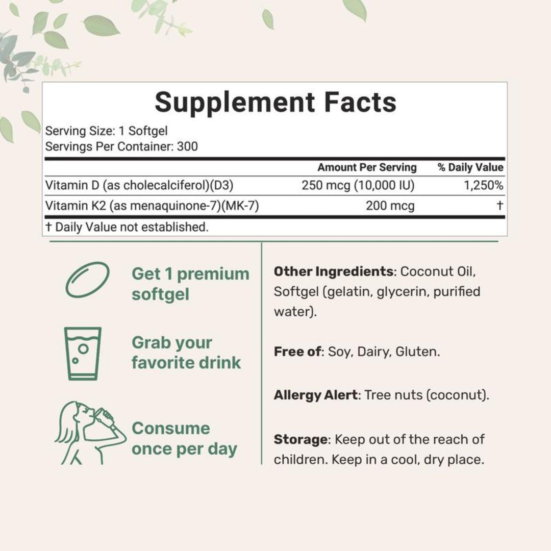 Alveta® Vitamin D3 K2